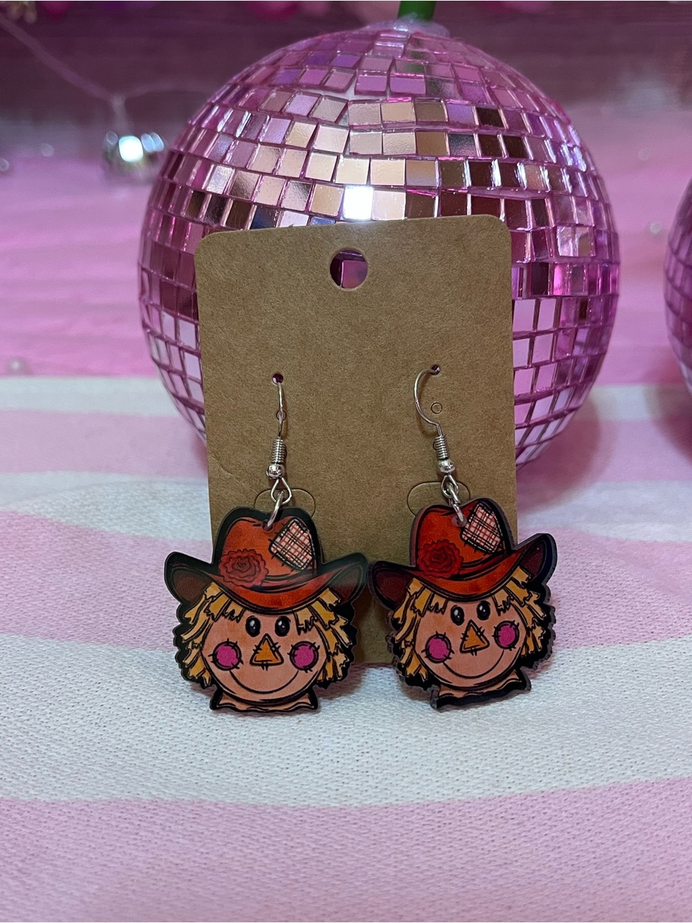 Cute Fall Scarecrow Earrings